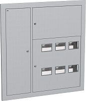 Щит этажный встраеваемый IEK LIGHT ЩЭ-6-Э-P 6кв. (1000х950х110см) с монтажной панелью картинка 